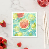Serviette En Papier Watermelon Splash (En situation)