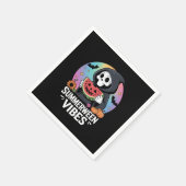 Serviette En Papier Watermelon Summerween Skeleton Vibes (Coin)