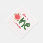 Serviette En Papier Watermelon un dans un melon premier anniversaire (Coin)