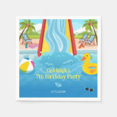 Serviette En Papier Waterpark Slide fête d'anniversaire pour enfants (Devant)