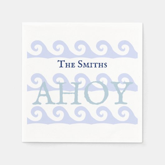 Serviette En Papier Waves (Devant)