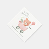 Serviette En Papier "We Can Bearly Wait" Baby Shower (Coin)