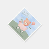 Serviette En Papier "We Can Bearly Wait" Baby Shower (Coin)