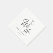 Serviette En Papier We Do Wedding Napkin (Coin)