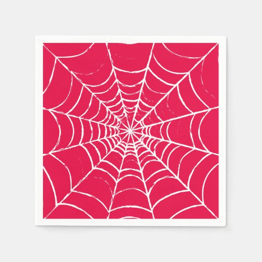Serviette En Papier Web rose (Devant)