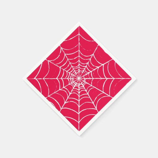 Serviette En Papier Web rose (Coin)