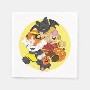 Serviette En Papier Webkinz Halloween choie la lune