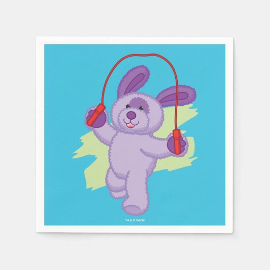 Serviette En Papier Webkinz | Tasse de soude de raisin à câble (Devant)