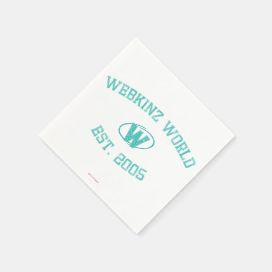 Serviette En Papier Webkinz World Est. 2005 (Coin)