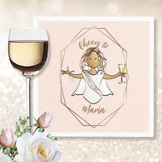 Serviette En Papier Wedding shower nuptial Papier de Bachelorette