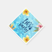 Serviette En Papier Week-end de célibataire Fête au bord de la piscine (Coin)