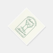 Serviette En Papier Week-end de maris et mariage (Coin)