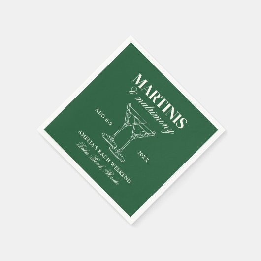 Serviette En Papier Week-end de maris et mariage (Coin)