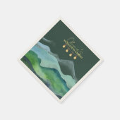 Serviette En Papier Week-end enterrement de vie de jeune fille en camp (Coin)