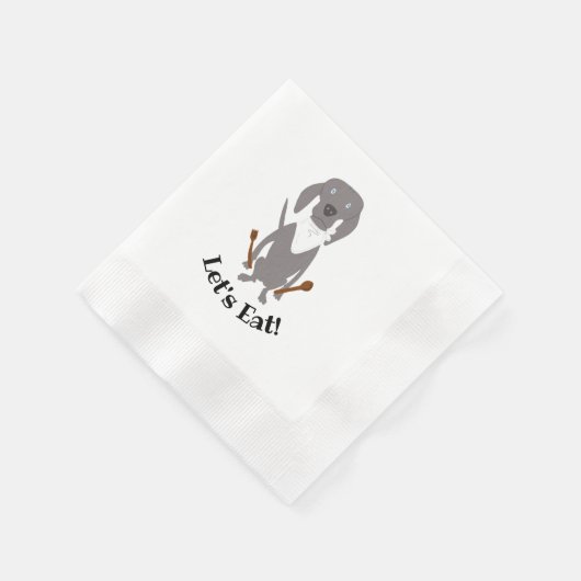Serviette En Papier Weim Chef Weimaraner Gray Ghost Chien Cook (Coin)