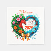 Serviette En Papier Welcome 2026 (Devant)