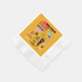 SERVIETTE EN PAPIER WELCOME AGAIN (Coin)