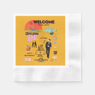 SERVIETTE EN PAPIER WELCOME AGAIN