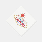 Serviette En Papier Welcome to Fabulous Las Vegas, Neigée (Coin)