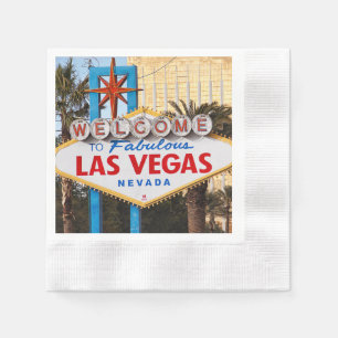 Serviette En Papier Welcome to Las Vegas Paper Napkins
