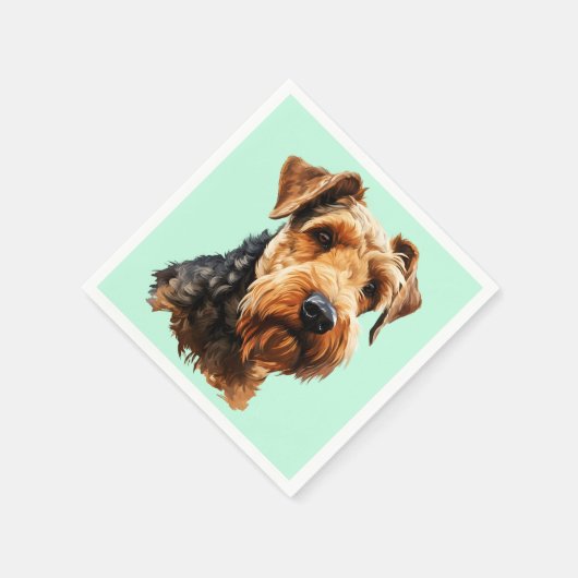 Serviette En Papier Welsh Terrier (Coin)