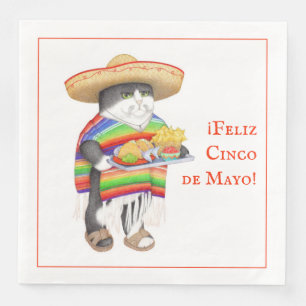Serviette En Papier WENDELITO Cinco de Mayo Dîner standard Napkin