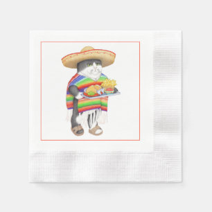 Serviette En Papier WENDELITO Cocktail à l'encre Napkin