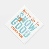 Serviette En Papier We're Up to Snow Good Bachelorette (Coin)