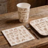 Serviette En Papier Western Cow-boy 