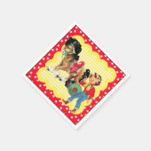 Serviette En Papier Western Cowgirl Kid Avec Horse Party (Coin)