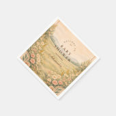 Serviette En Papier Western Desert Floral Baby Shower (Coin)