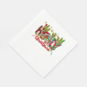 Serviette En Papier Western Howdy Cowboy Casquette Et Cactus De Vache (Coin)