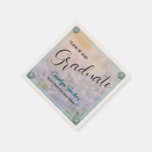Serviette En Papier Western Lavender Fields Graduation Party Napkin (Coin)