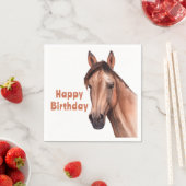 Serviette En Papier Western Mariage Horse Rustique Pays équestre (En situation)