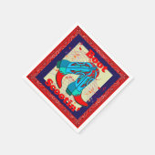 Serviette En Papier Western Party Cowboy Boot Scootin' Dance (Coin)