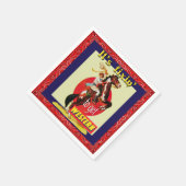 Serviette En Papier Western Party Cowgirl Horse Fixin' Pour Obtenir We (Coin)