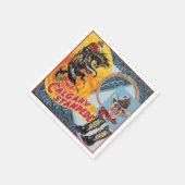 Serviette En Papier Western Rodeo Cowboy Collections (Coin)