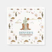 Serviette En Papier Western Wild West Country Cowboy fête d'anniversai (Devant)