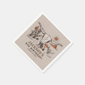 Serviette En Papier Western Wild West Cowboy Anniversaire Napkin (Coin)