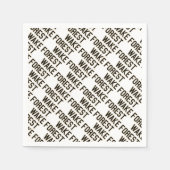 Serviette En Papier WFU | Wake Forest (Devant)