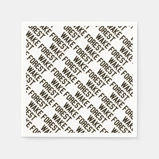 Serviette En Papier WFU | Wake Forest (Devant)