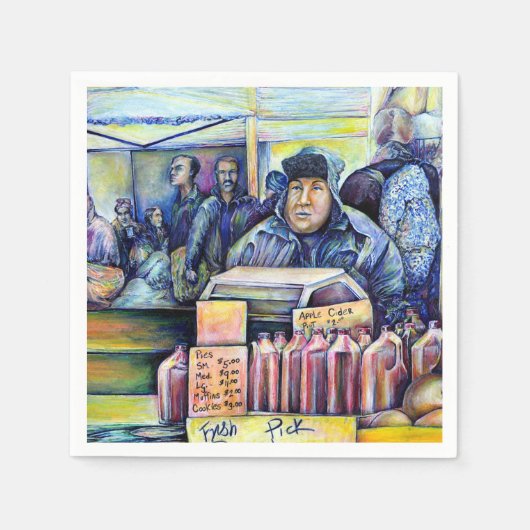 Serviette En Papier What I Saw (Devant)