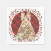 Serviette En Papier Wheate Tartan (Devant)