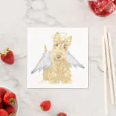 Serviette En Papier Wheaten Scottie Angel (En situation)