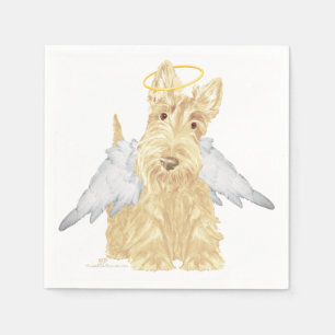Serviette En Papier Wheaten Scottie Angel