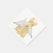 Serviette En Papier Wheaten Scottie Angel (Coin)