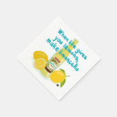 Serviette En Papier When Life Gives You Lemons - Make Limoncello (Coin)
