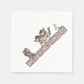 Serviette En Papier Where the Wild Things Are Characters on Logo (Devant)