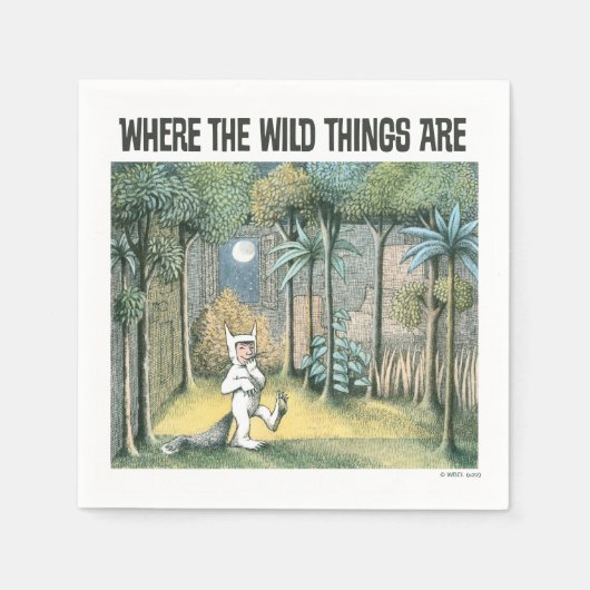 Serviette En Papier Where The Wild Things Are | Scène 4 (Devant)