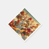 Serviette En Papier Whimsical Automne Floating Islands Decoupage (Coin)